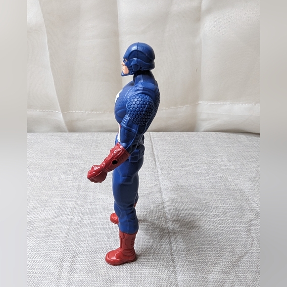 2015 Hasbro Marvel Captain America Blue Red Action Figure 6" Movable Arms Head - Picture 2 of 12